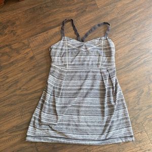 Lululemon Grey Striped Tank - Size 2
